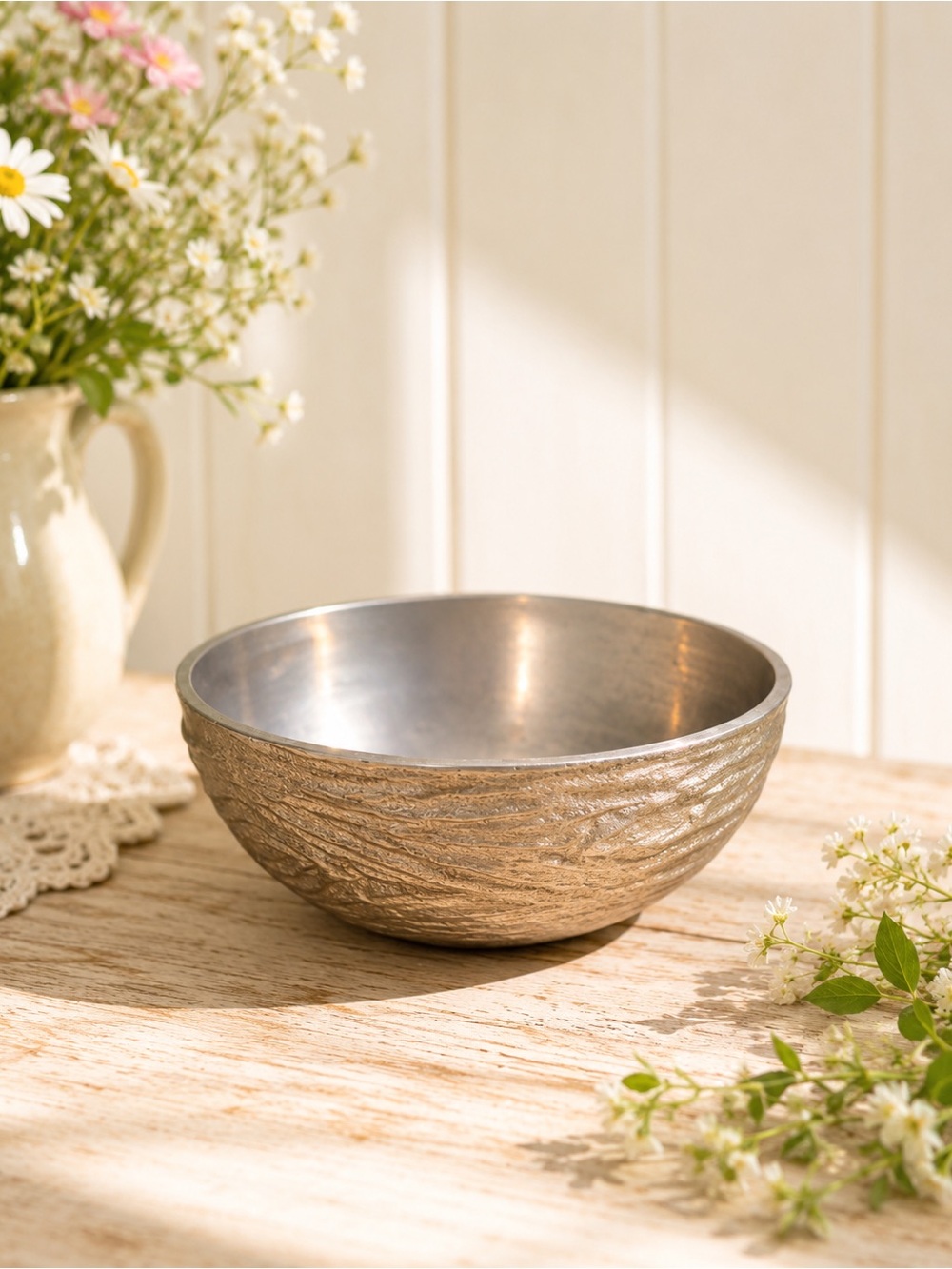 Decorative “Wooden” Trinket Bowl